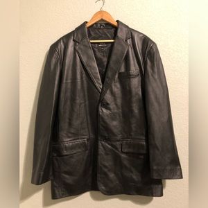 Jones New York Soft Leather Dress Jacket